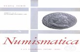 In copertina - socnumit.org · base il valore della siliqua (e cioè 1/24 del solido) e le sue frazioni, Ciò è provato con la esistenza di monete di Giustiniano con P K E (= 125)