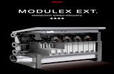 MODULEX EXT - preventivo-certificazione-energetica.com · 100 2 12 ÷ 100 1:8 15,3 764 x 770 x 1150 ... utilizzo di componentistica e facile accessibilità maggiore energia trasmessa