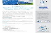 Corso di Progettazione Impianti Solari Fotovoltaici · •Quadro di Interfaccia. •Protezioni. •Collegamento alla rete secondo la norma CEI 11-20. ... CRiteRi di diMeNsioNaMeNto
