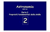 2017-18 Astronomia1 L02 [modalità compatibilità]cosmo.fisica.unimi.it/assets/LezioniAstronomia/astronomia1718/2017... · La misura del continuo consente di determinare T • Lo