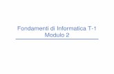 Fondamenti di Informatica T-1 Modulo 2lia.deis.unibo.it/Courses/FondT1-1011-INF/lezioni/modulo2/05... · la divisione di essi, oppure il risultato della divisione è negativo . Valutazione