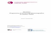 Direttive Programma di Screening Mammografico in Canton Ticino · h) controllo di qualità e valutazione regolare del PSM; i) monitoraggio di tutte le donne sottoposte a screening