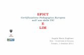 EPICT - una giornata per discutere dell'introduzione delle ... · internazionale per le competenze di uso pedagogico delle Tecnologie ... Competenze digitali nel bagaglio del docente