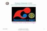 Rotary Distretto 2110 Rotary Ambiente.pdf · Il mio interesse è nel futuro perché è lì che ho intenzione di spendere il resto della mia vita • Proverbio cinese E ‘ (MOLTO