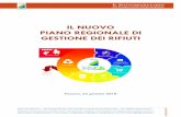 IL NUOVO PIANO REGIONALE DI GESTIONE DEI RIFIUTI · Fin dal novembre 2014, la Regione Abruzzo ha redatto il Documento finale di Piano al fine di adeguare la normativa vigente in materia