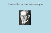 Husserl e la fenomenologia - alessiacontarino.italessiacontarino.it/wp-content/uploads/2018/08/intro-a-husserl.pdf · • Soluzione alla frattura tra empirismo e razionalismo mediante