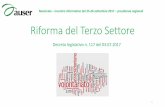 Riforma del Terzo Settore - Auser Regione Sardegna - Slide Informative_DEF... · COSA CAMBIA E PERCHE’ ... SIGNIFICA ESSERE . RAPPRESENTATI . E . RAPPRESENTANTI. ESSERE ATTORI DEL