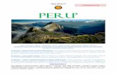 7 GENNAIO 2018 PERU’ - sufitravel.it · prendere il pullman di linea turistico verso la città di Cusco (km. 380, orario soggetto a cambiamenti: 08.00/17.00) (servizio collettivo,
