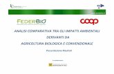 ANALISI COMPARATIVA TRA GLI IMPATTI AMBIENTALI …feder.bio/wp-content/uploads/2017/11/523.pdf · Agricoltura Biologica vs. Convenzionale 5 Come meglio specificato nella descrizione