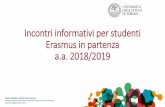 Incontri informativi studenti Erasmus in partenza a.a ... · Attestazionedi competenza linguistica ... croato, danese, finlandese, francese, greco, inglese, italiano ... verificare