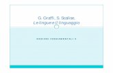 G. Graffi, S. Scalise, Le lingue e il linguaggio dell’italiano: per punto di articolazione 7 Bilabiali: occlusione di entrambe le labbra Labiodentali: il suono attraversa una fessura