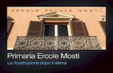 Primaria Ercole Mosti copia - cronacacomune.it · 1811 fecero ediﬁcare la Cappella di famiglia in stile neoclassico. La villa, dopo essere stata acquisita dal Comune, venne trasformata