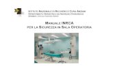 OB A Presentazione del Manuale INRCA per la Sicurezza in ... · Direttore UOC di Anestesia, Rianimazione e Terapia Antalgica ... verbale del paziente; se deficit cognitivi che ostacolino