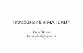 Fabio Rossi fabio.rossi@sssup - Università di Firenze. · • Funzione che approssima l’integrale definito, variando il numero di suddivisioni dell’intervallo di integrazione