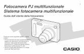 Fotocamera PJ multifunzionale Sistema fotocamera ... - … · I Grazie per avere acquistato questo prodotto CASIO. • Prima di provare ad usare questa fotocamera, leggere con attenzione