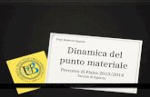 Dinamica del punto materiale · PPT file · Web view2016-08-11 · Dinamica del punto materiale. Precorso di Fisica 2013/2014Facoltà di Agraria. Prof. Roberto Capone