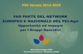 Presentazione di PowerPoint - psrveneto.it · PSR Veneto 2014-2020 ... contatori caratteri –Non è pensato per la stampa ma per un utilizzo diretto • Può essere impiegato in