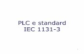PLC e standard IEC 1131-3 - home.deib.polimi.ithome.deib.polimi.it/leva/CorsoAI/AI-Lezione04-1p.pdf · In questo corso approfondiremo la parte 3 della normativa, ovvero quella che