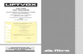 LiftVox - Manuale d'installazione e programmazione · GESTIONE REMOTA DEI RELE’.....47: M: ODALITÀ : T: EMPORIZZATA ... comunicazione bidirezionale tra gli impianti di ascensore