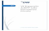 VII Rapporto AdEPP 2017 - inpginotizie.it · Industriali Laureati – EPPI - Presidente: Per. Ind. Valerio Bignami Ente Nazionale di Previdenza e Assistenza a favore dei Biologi –