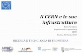 Il CERN e le sue infrastrutture - confindustria.piemonte.it · Il CERN e le sue infrastrutture Roberto Saban Dipartimento Engineering CERN RICERCA E TECNOLOGIA DI FRONTIERA Torino,