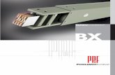 Progetto BX verdana:Layout 1 - Elettrificazione Modulare · Il giunto monobullone assicura, con una sola operazione, la giunzione elettrica e meccanica di tutte le bar re, con- duttore