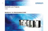 Trajexia Manuale di programmazione funzionamento dei servoazionamenti Sigma-II. Manuale dei servoazionamenti della serie JUNMA TOEP-C71080603 01-OY Descrive le procedure di installazione