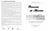 Concerto di · PDF file2013-03-06 · Le TENDE 2012 - AVSI Costruendo un bene per tutti _____ Concerto di Avvento !! Coro degli Avvocati di Verona ! Direttore: M° F. Pagnoni – Organo: