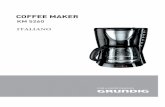 COFFEE MAKER - produktinfo.conrad.com · tutte le istruzioni di sicurezza per evitare danni dovuti all'uso non corretto! ... per evitare danni. ... La macchina per il caffè