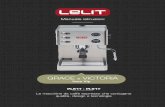 Manuale istruzioni - espresso.lelit.com · La macchina per caffè espresso è indicata per la preparazione di 1 o 2 taz- ... danni all’apparecchio. ... corretto. Risparmio di energia