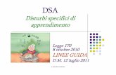 DSA BRUBA.pdf · D.M. 12 luglio 2011 ----LINEE GUIDA p. point Bruno Barreca. ... di supporto utili a sostenere il corretto processo di Decreto N. 5669 12 LUGLIO 2011 p. point Bruno