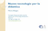 Nuove tecnologie per la didattica - na.astro.itrifatto/sait_2013/W2_Allegra.pdf · Le tecnologie dell’informazione e la scuola L’utilizzo delle ICT nella scuola:-Sfruttarne le