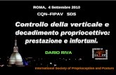 CQN–FIPAV SDS  Riva_2010... · PDF fileROMA, 4 Settembre 2010. CQN–FIPAV SDS. DARIO RIVA. International Society of Proprioception and Posture