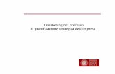Il marketing nel processo di pianificazione strategica ... · Portafoglio di attività: la matrice BCG tasso di crescita del mercato quota d i mercato dell ...