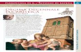 Decima Decennale Eucaristica · Parrocchia di S. Antonio di Savena Decima Decennale Eucaristica Parrocchia di S. Antonio di Savena via Massarenti, 59 - 40138 Bologna - tel. 051.342101