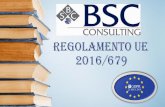 Regolamento UE 2016/679 - studiobsc.comstudiobsc.com/wp-content/uploads/2018/05/BSC-Contenuti-Privacy.pdf · Continua evoluzione dei concetti di privacy e protezione dei dati personali