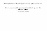 Richiami di inferenza statistica Strumenti quantitativi ... taufer/Slide-pdf/   Inferenza statistica
