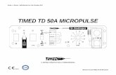 TIMED TD 50A MICROPULSE - korpo.com · Korpo s.r.l. Genova – Italia Manuale rev. 6 del dicembre 2015 ... codice a colori per il rapido riconoscimento del diametro degli elettrodi.