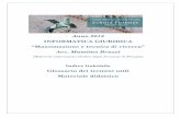 INFORMATICA GIURIDICA - Home Page :: Scuola Ordine degli …scuola.ordineavvocati.perugia.it/download/materiale_avv... · 2018-01-23 · Anno 2018 INFORMATICA GIURIDICA “Massimazione