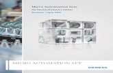 Micro Automation Sets - Siemens Global Website · Micro Automation Set 3 5 Dati tecnici dei componenti Prodotto LOGO! Power (24 V/1,3 A), alimentatore a commutazione del primario