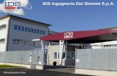 IDS Ingegneria Dei Sistemi S.p.A. - osservatorioaeroporti.it · • Soluzione per la gestione e il monitoraggio dei veicoli della manutenzione operanti in area aeroportuale • Benefici: