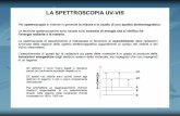 SPETTROFOTOMETRIA - ftarantino.altervista.orgftarantino.altervista.org/alterpages/files/SPETTROFOTOMETRIA.pdf · LA SPETTROSCOPIA UV-VIS Per spettroscopia si intende in generale la