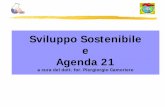 Sviluppo Sostenibile e Agenda 21 - crati.it sviluppo... · Sviluppo sostenibile. 3 L’evoluzione di un nuovo atteggiamento verso il Pianeta Il dibattito sulla questione ambientale,