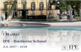 I Master IPE - Business School - ipeistituto.it · Business case & business game Visite aziendali Project work ... Lavoro di consulenza specifico ... scrivere il cv, presentation,