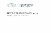 Relazione annuale del Nucleo di Valutazione 2018 - unimi.it · Efficacia delle politiche di Ateneo per l’AQ ... valutazione della ricerca e della didattica sono considerati ai fini
