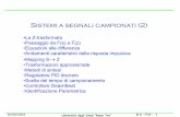 Sistemi a segnali campionati (2) · 30/09/2003 Università degli Studi “Roma Tre” G.U -FdA-1 Sistemi a segnali campionati (2) •La Z-trasformata •Passaggio da F(s) a F(z) •Equazioni