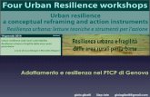 Adattamento e resilienza nel PTCP di Genova · Aumentare la resilienza del territorio provinciale, significa limitarne i fattori ... transizione/t rasformazio ne incidenze dirette