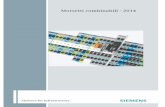 Morsetti combinabili - 2014 - Siemens Global Website · con sicurezza del contatto e velocità di montaggio. Il disinserimento avviene mediante una leggera pressione sul blocco. Morsetti
