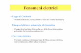 Fenomeni elettrici - personalpages.to.infn.itpersonalpages.to.infn.it/~solano/didattica/infermieri/elettr-magn.pdf · Fenomeni elettrici • Legge di Coulomb • Campo elettrico e