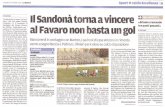 tutti crescendo al Favaro non basta un gol - ilpippocalcio.com filepora il gusto della vittoria, che mancava ormai dal 18 settem-bre (4-0 all'Union Qdp). Men-tre al giovane Favaro